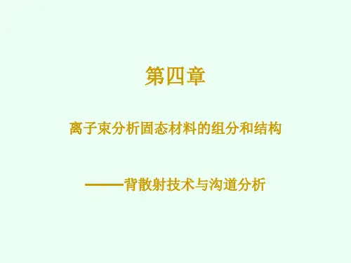 背散射2013研究生课用
