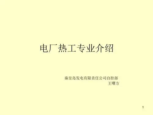 电厂热工专业介绍
