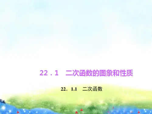 22.1.1二次函数 公开课课件