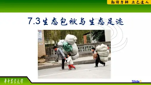 生态足迹的计算步骤