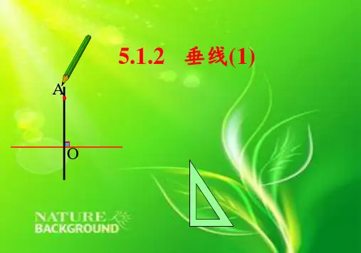 人教版七年级数学下册教学课件-5.1.2垂线