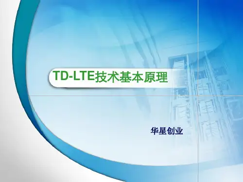 TD-LTE技术基本原理课件