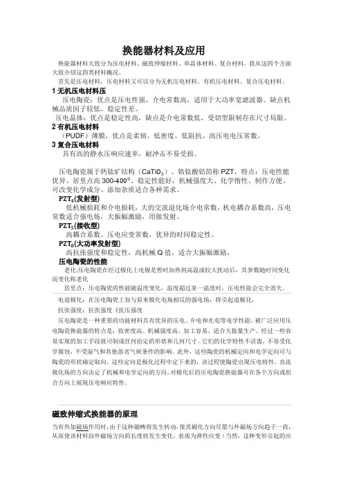 换能器材料