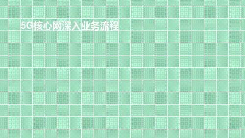 5G核心网深入业务流程