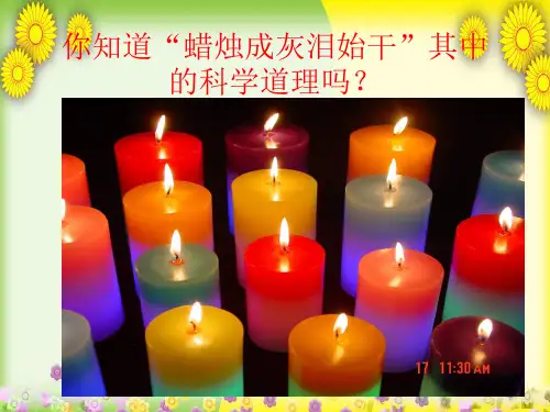 (青岛版)小学科学六上《蜡烛的变化》PPT课件(同课异构) (14)