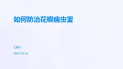 如何防治花椒病虫害