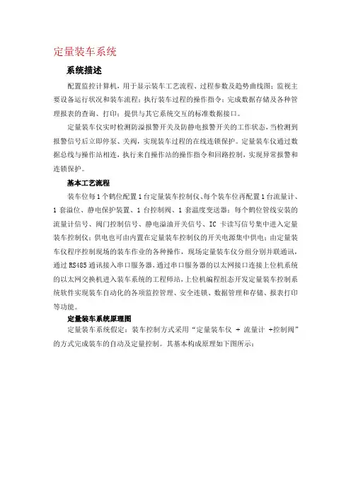 定量装车系统