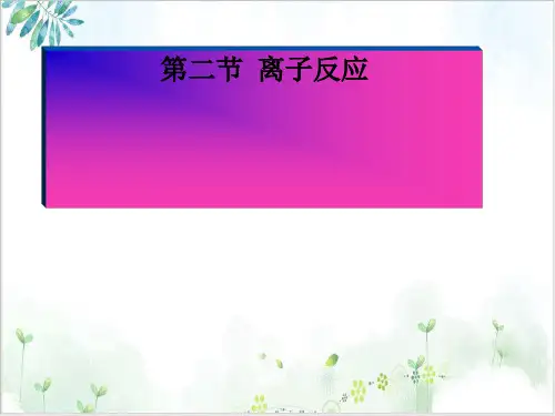 《离子反应》PPT授课-课件【人教版】1