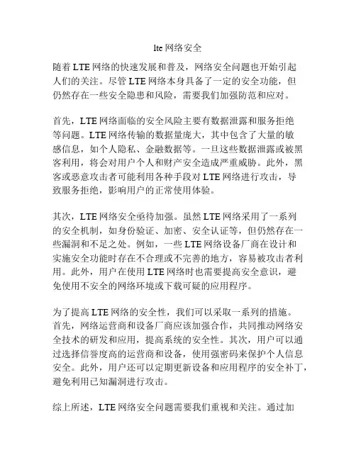 lte网络安全