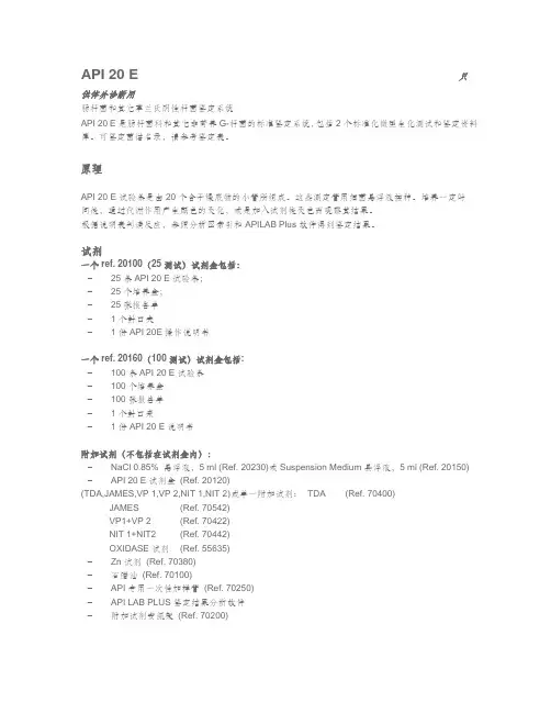 API 20 E