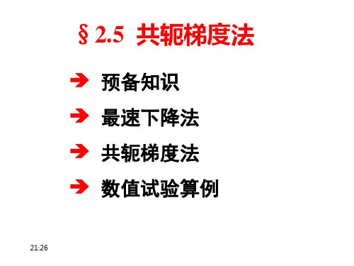 25共轭梯度法