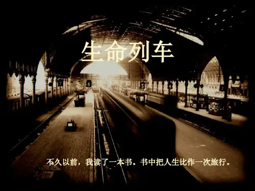 《生命列车》经典PPT