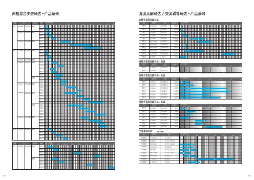 信浓步进电机产品目录2011年版