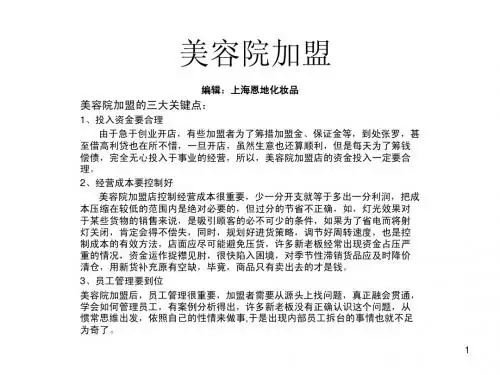 美容院加盟