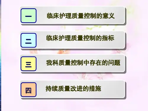 护理质量控制课件ppt