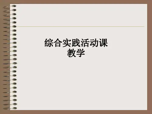 综合实践活动课ppt课件