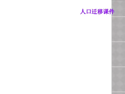 人口迁移课件