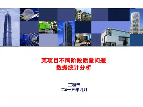 某项目不同阶段质量问题数据统计分析(2015)