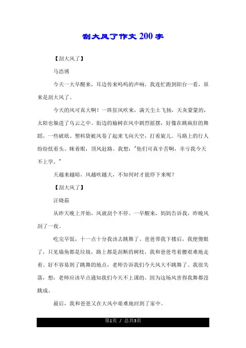 刮大风了作文200字.doc