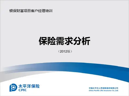 2、保险需求分析1
