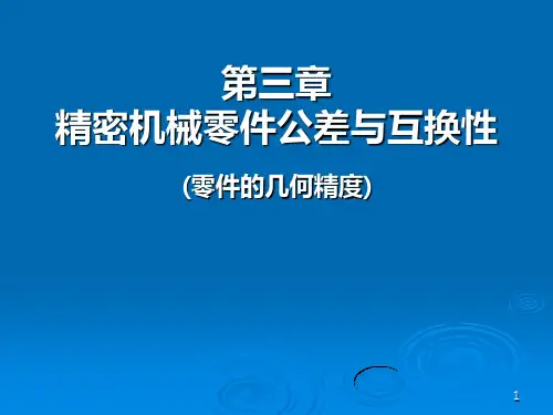 互换性与公差PPT课件
