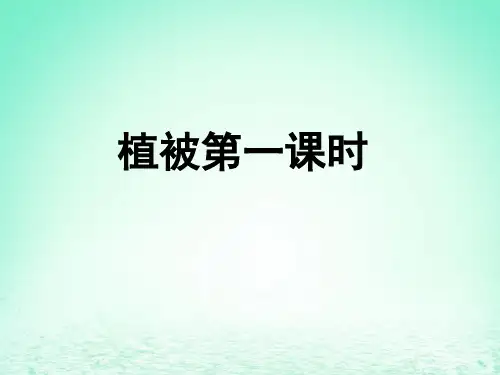 2024春新教材高中地理5.1主要的植被与环境第1课时课件湘教版必修第一册