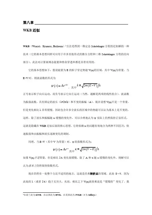 量子力学课件第八章
