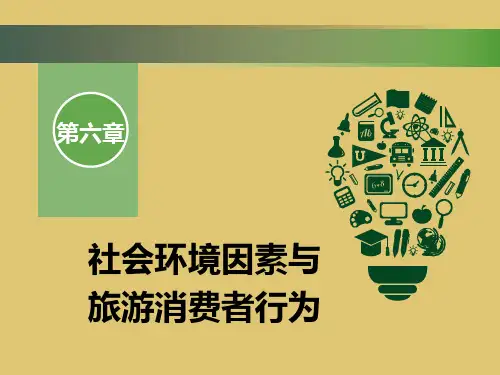 第六章 社会环境因素与旅游消费者行为 《旅游消费者行为学》PPT课件