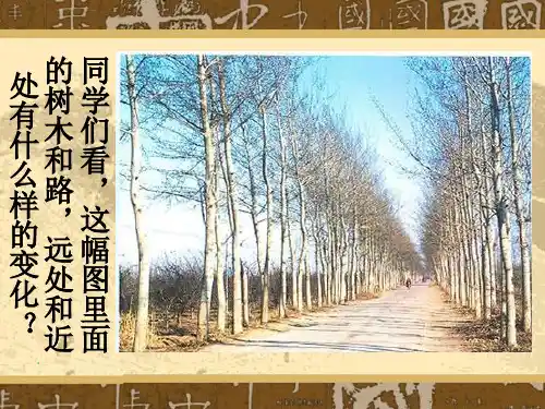 绘画中的透视现象公开课专用课件ppt