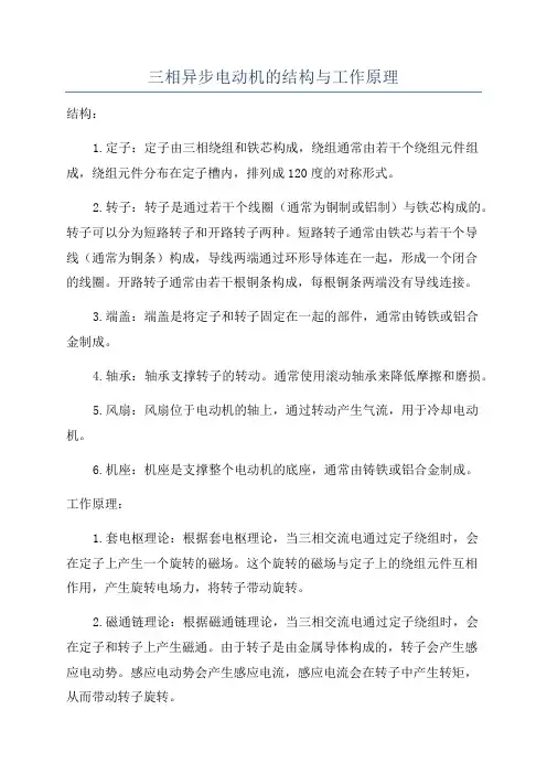 三相异步电动机的结构与工作原理