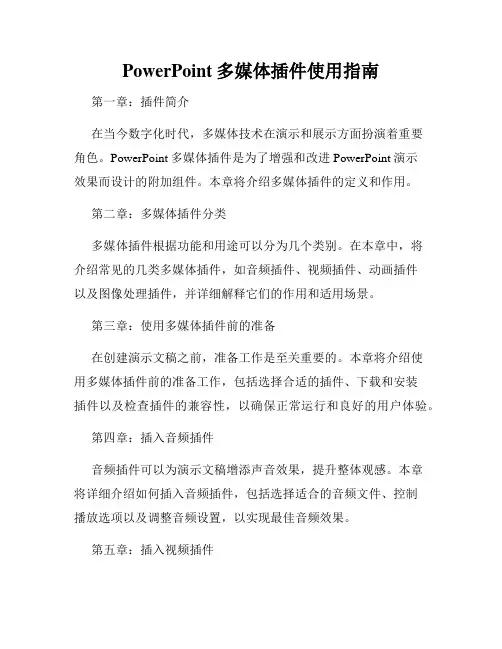 PowerPoint多媒体插件使用指南
