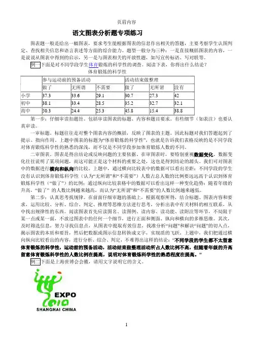 语文图表分析题专项练习