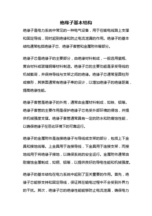 绝缘子基本结构