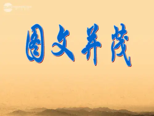人教版六年级美术下册第6课图文并茂