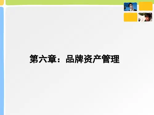 第六讲 品牌资产及其价值评估