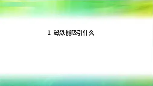 科学课件《磁铁能吸引什么》ppt课件2