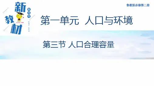 1.3 人口合理容量(共29张PPT)