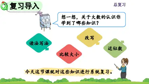 精美课件《大数的认识》PPT课件 人教数学四年级上册(最新)