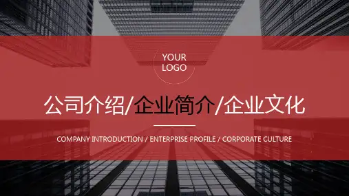 商务公司简介企业文化介绍PPT模板