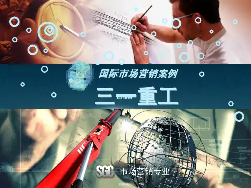 国际市场营销学(三一重工)