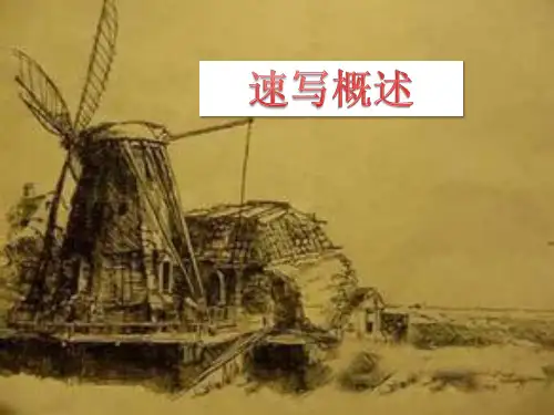 速写概述