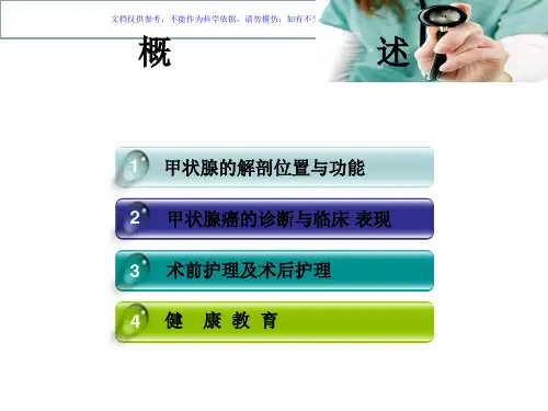 甲状腺癌术后护理课件