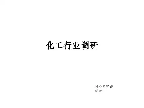化工产业调研ppt课件