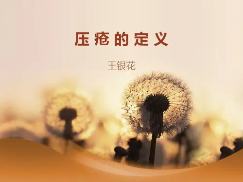 压疮的定义