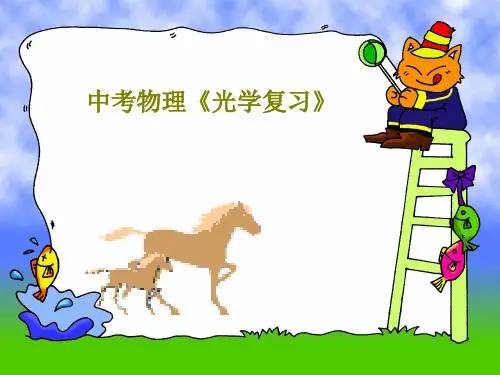 中考物理《光学复习》20页PPT