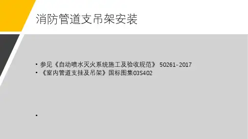 消防管道支架