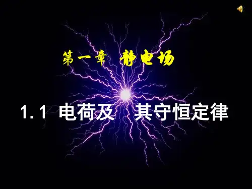 1.1电荷及其守恒定律上课用