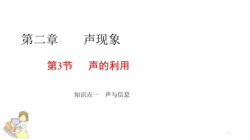人教版《声的利用》完美ppt课件