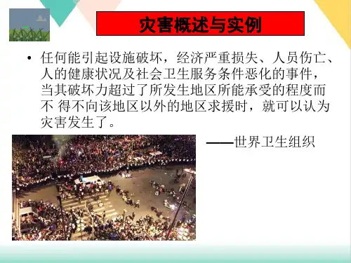 灾难救护PPT.