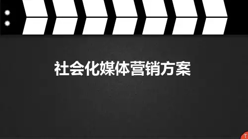 社会化媒体营销方案ppt(28张)